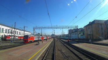 Cab View Train Russia: "Krasnoyarsk - Mariinsk"