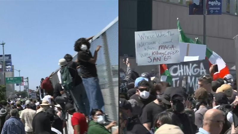 Demonstrations against ICE intensify across downtown Los Angeles | AFP