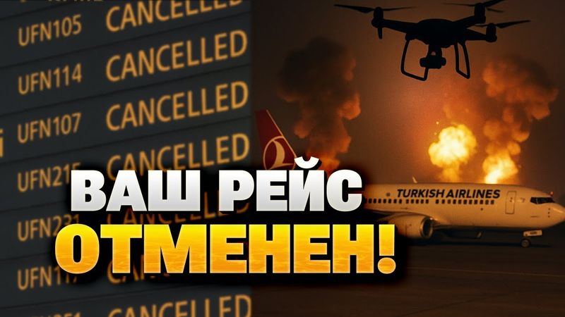 БПЛА вызвали ХАОС — срочная отмена рейсов в РФ, что дальше?