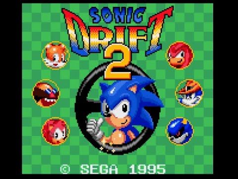 Sonic Drift 2 Title Screen (GameGear)