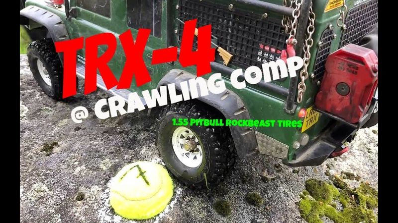 Traxxas TRX-4 - Rock crawling Scale class 1 Competition - 1.55 Pitbull Rockbeast tires