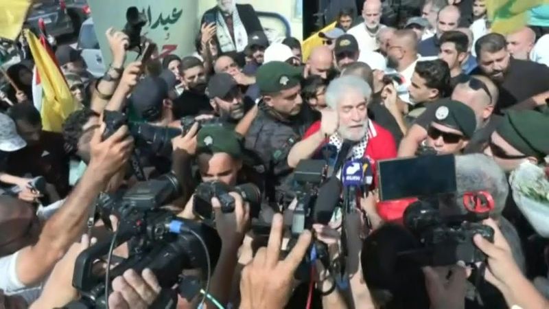 Lebanese militant released from French jail greets supporters in Beirut | AFP