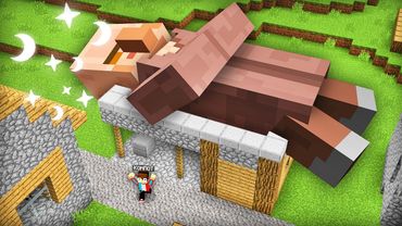 ЭТОТ ЖИТЕЛЬ ГИГАНТ УСНУЛ ПРЯМО НА МОЁМ ДОМЕ В МАЙНКРАФТ | Компот Minecraft