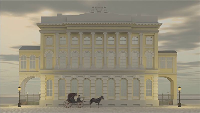 Висячий сад Малого Эрмитажа. Реконструкция этапов строительства