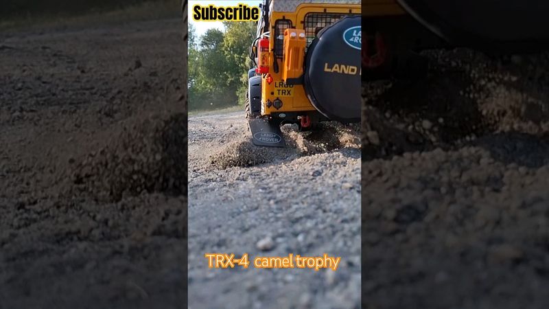 RC TRX4 TRAXXAS  DEFENDER scale 1/10 camel trophy