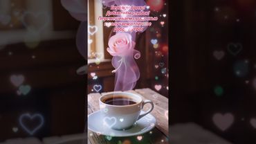 Доброе утро,хорошего дня открытки на каждый день #открытка #доброеутро #видеооткрытка #доброеутречко