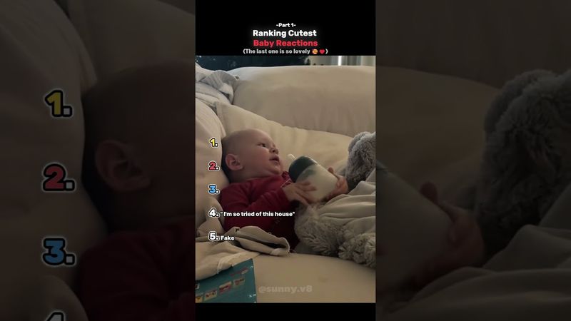 Ranking Cutest Baby Reactions