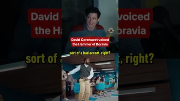 Fun fact: David Corenswet did the voice for the Hammer of Boravia! #superman #dc #digital #movie