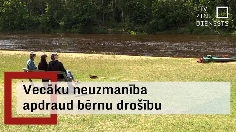 Glābšanas dienesti aicina sekot līdzi bērnu drošībai vasaras brīvlaikā