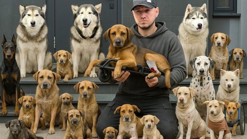 Спасение 80 Собак 😳 Собаки после ада