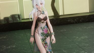 【HAKU】-今宵興盡嗎（笑納-粵語）【MMD】