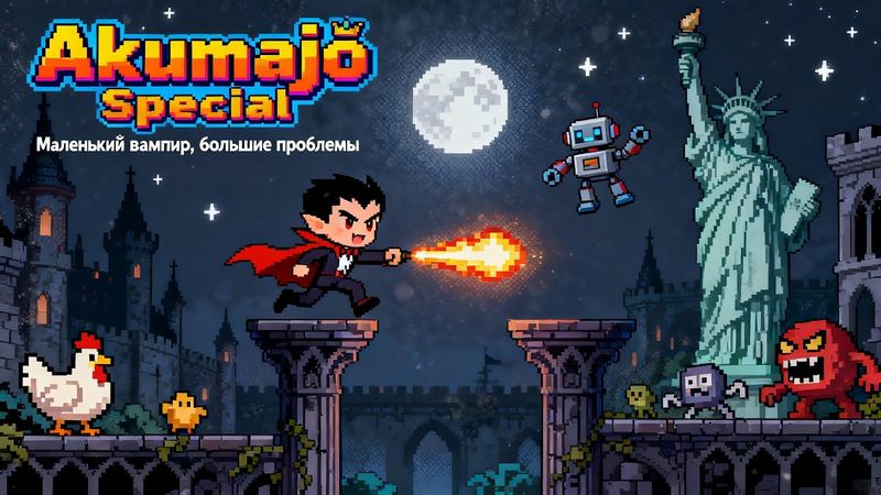 Когда маленький вампир решил стать Мегаменом!