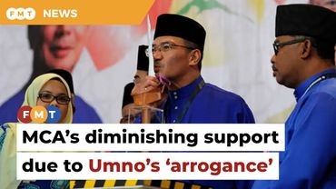 MCA’s diminishing support due to Umno’s ‘arrogance’, says ex-veep