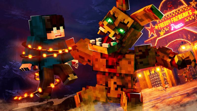 ВОЗВРАЩЕНИЕ СПРИНГТРАПА - ФНАФ 2 Новогодний - Страшилки Майнкрафт