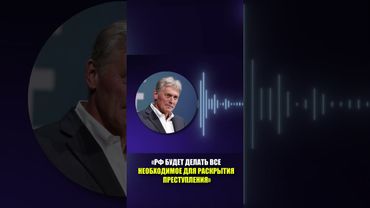 РФ будет делать все необходимое для раскрытия преступления, связанного с атаками дронов...