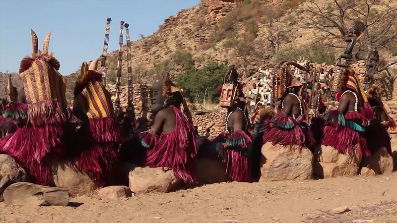Ритуальные Танцы. Диких Африканских Племен