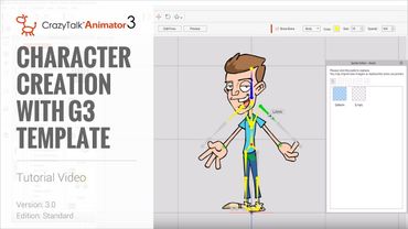 Cartoon Animator 4 Tutorial - Character Creation with G3 Template