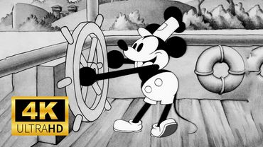 Steamboat Willie (1928 Film) - 4K Film Remaster