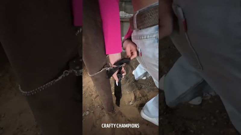 She Needs To Be Creative To Get Out Of This Basement! 😲