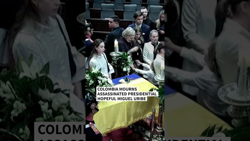 Colombia mourns assassinated presidential hopeful Miguel Uribe