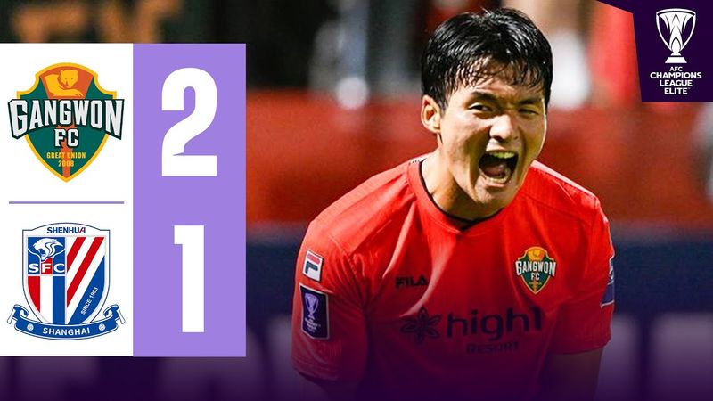 Gangwon fight back to a HISTORIC WIN! | Gangwon FC 🇰🇷 vs Shanghai Shenhua 🇨🇳 | Highlights ACL Elite™