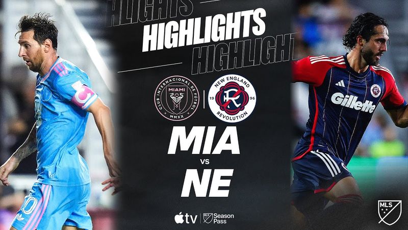 Inter Miami CF vs. New England Revolution | Full Match Highlights | Alba Brace, Messi 3 Assists!
