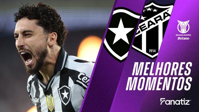 Botafogo 3x2 Ceará | Melhores Momentos | #Brasileirão2025