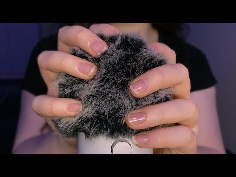 ASMR Fluffy Mic Scratching & Massaging