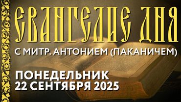 Толкование Евангелия с митр. Антонием (Паканичем). Понедельник, 22 сентября 2025 года.