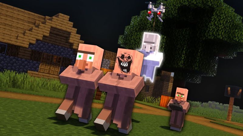 Spooky Villager Prank Gone Wrong! 😂🎃 Halloween Shenanigans