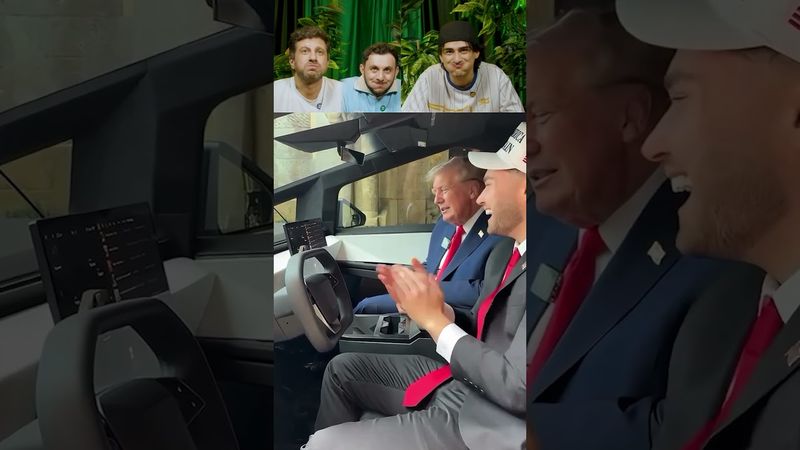 Трамп всё-таки приехал? #лигенды #трилитрасмеха #попробуйнезасмеятся #юмор