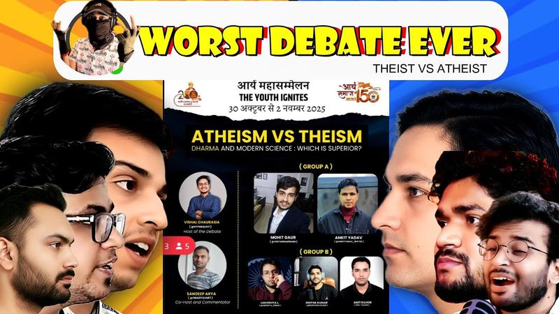 The “No God” Side Forgot the Debate Topic? LIVE Reaction | Sanatan Reveals