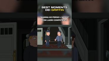 "Mamma ho Perso l'Aereo" con dei Ladri Competenti - #griffin #moment  #top5 #videodivertenti #shorts