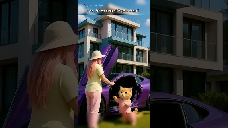 The orange kitten got lost in the zombie forest #comedy #cat #cute #catlovers #cutecat #pets #funny