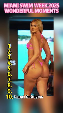 Miami Swim Week 2025! Comment Who Was Your Favorite! #BikiniModel #Fa...