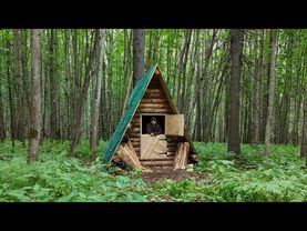 The original DOOR to my MINI CABIN! Improved the floor!