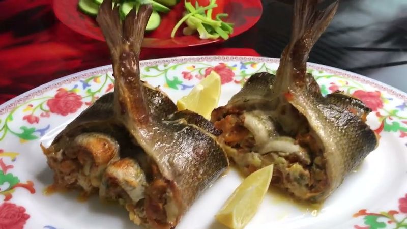 Хариус запечённый с овощами и копченым сыром 💥