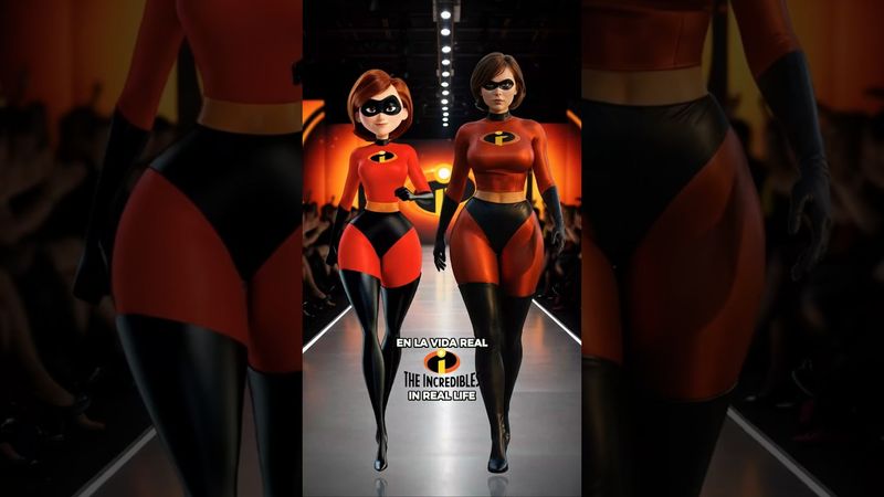 WHAT IF THE INCREDIBLES WERE REAL? 💥🦸‍♀️ Would you approve this live-action version?#theincredibles