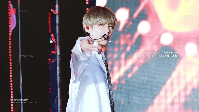 171101 방탄소년단 뷔 불타오르네 직캠 ｜BTS FIRE V Focus (4K)