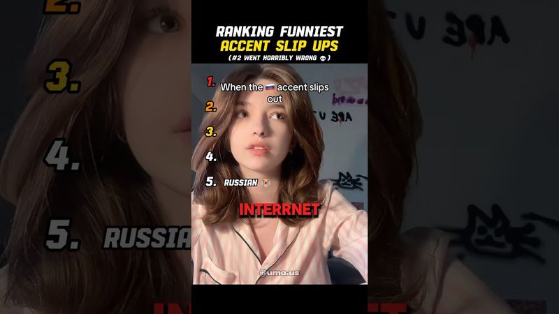 Ranking Funniest Accent Slip Ups 😭 #ranking #memes #funny #tiktok