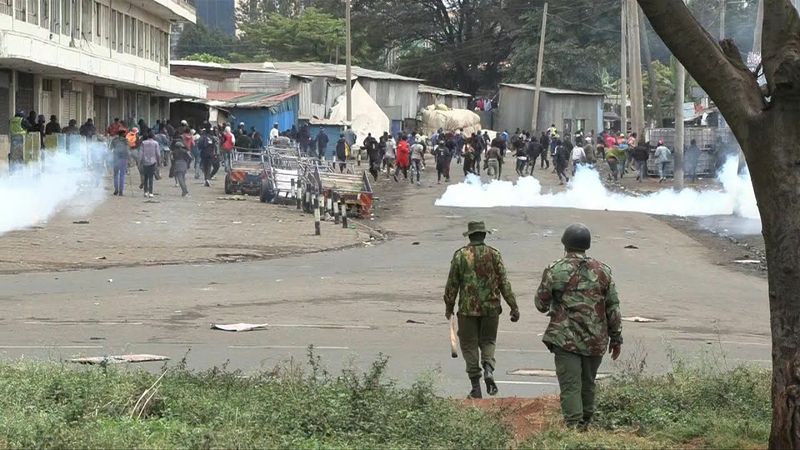 Kenya police use tear gas in Nairobi on uprising anniversary | AFP