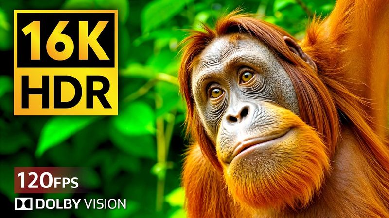 16K VIDEO ULTRA HD - WILD Animals in STUNNING Dolby Vision HDR (120 FPS)