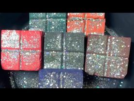 Solid Vibrant Dyed Chalklate Gym Chalk Blocks with Glitter