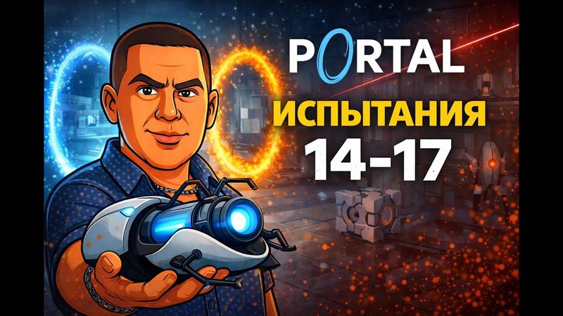 Portal 1 — Испытания усложняются | Прохождение уровней 14–17