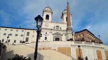 Рим. Испанская лестница, площадь Испании. Ужин в ресторане Dobar.