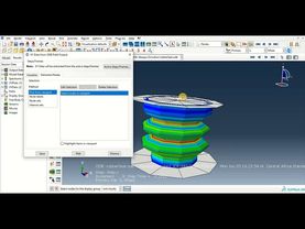 Abaqus Tutorial Number 27: Rubber Seal: Self Contact and Tie Constraints. #abaqus #simulation #fem