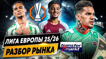 РАЗБОР РЫНКА ЛИГИ ЕВРОПЫ 2025/26  | Самые дорогие команды и футболисты. Топ уровень?