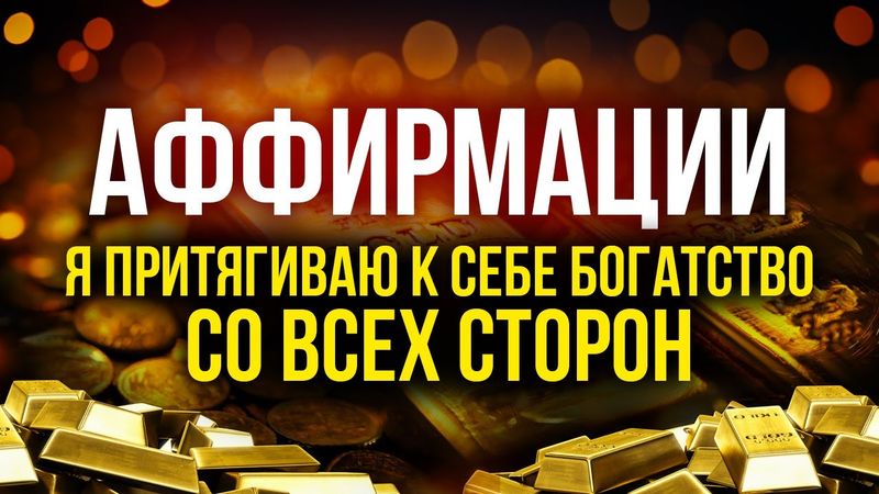 МОЩНЫЕ Аффирмации на деньги. Притяжение изобилия и богатства
