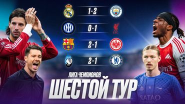Кризис Реала, Ливерпуль дожал Интер, Барселона забирает всё, Челси истощен, Сафонов – топ | 6 тур ЛЧ