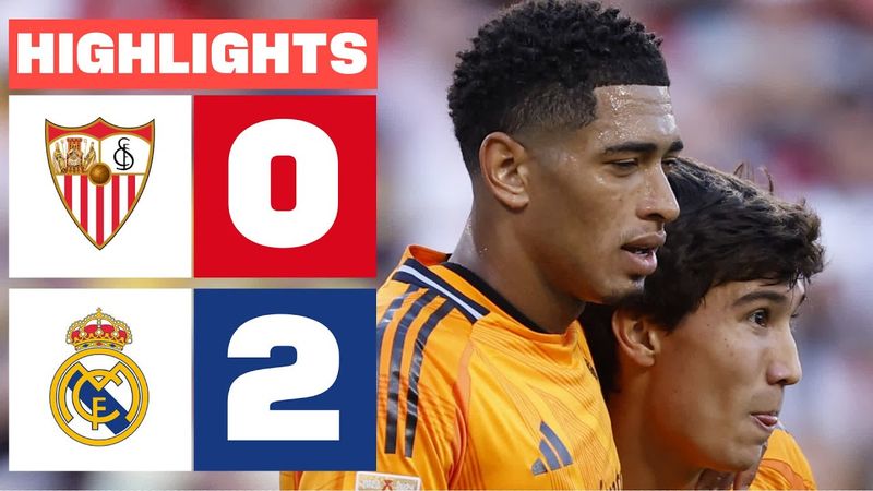 SEVILLA FC 2 - 2 REAL MADRID I HIGHLIGHTS LALIGA EA SPORTS
